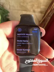  4 ابل واتش لون أسود سيرس 7 قياس 45 Apple Watch Black Edition Series 7 45mm