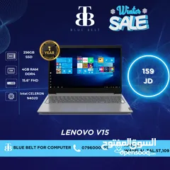  1 لابتوب لينوفو جديد مكفول بأفضل سعر LENOVO CELERON NEW V15