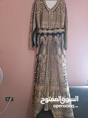  1 قفطان ذهبي خرز عبايه جديده بروقتها وعبايه مناسبات بكم شيفون