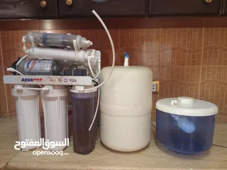  1 فلتر ماء للبيع مستعمل شبه جديد موجود في خريبة السوق مقابل مركز الصحي العكوميه