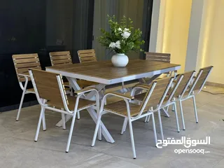  17 اطقم خارجية طاولات وكراسي فخمة