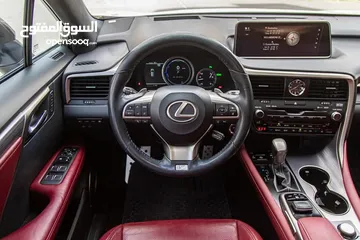  9 ‏ مميزة جدا Lexus Rx450h hybrid 2019 F-sport