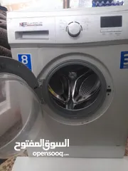  3 ثلاجه ناشونال و غساله لون سلفر بحال الجديد استخدام بسيط للبيع