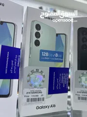  3 Samsung Galaxy A16 (128 GB / 4 GB RAM ) سامسونج الجديد كليا بكفالة الوكيل الرسمي لشركة سامسونج سنة