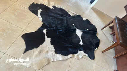  9 سجاد جلد بقر طبيعي معالج ضد البكتيريا