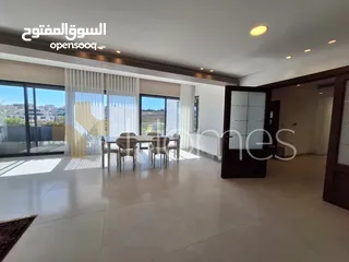  6 روف طابقي مفروش مع ترس للايجار في عبدون بمساحة بناء 280م