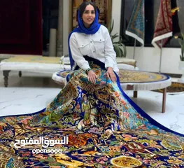  1 Luxury Hand-woven Full Silk Iranian Carpet No.1