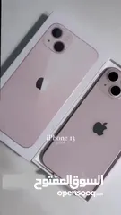  4 ايفون 13 وردي بحالة ممتازة جدا  iPhone 13