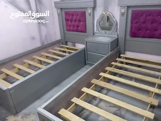  5 غرفه بناتيه  بحال الجديد خشب لاتيه
