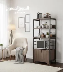  2 خزانة مطبخ عصرية متعددة الاستخدام  خلي مطبخك أنيق ومرتب مع خزانة التخزين العملية