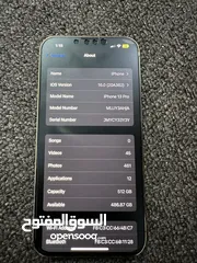  1 تنزيل السعر لسرعه البيع iphone 13 pro 512 battery 89% like new