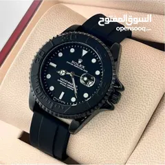  7 ساعات Rolex ستيل + جلد مع بكج رولكس لساعة وبطاقة كفالة لمدة سنة كاملة من تاريخ الاستلام  تواصل واتس