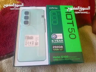  5 استعمال اسبوع فقط كامل اغراضه   Infinix HOT 50