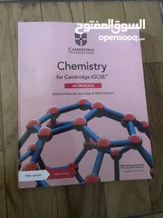  1 كتاب chemistry كيمياء workbook نظام بريطاني  شبه جديد