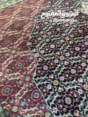  7 قطعتان من السجاد العجمي الإيراني الأصلي بخيط حرير