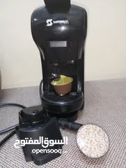  1 ماكنة قهوه+جريل +مكواه عالبخار