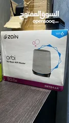  1 Zain 5g netgear Orbi wifi-6 Router