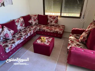  4 طقم كنب فاخر 9 مقاعد مع طاولة