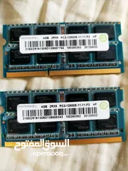 1 رام لابتوب ddr3 حجم 8جيجا ram دي دي ار 3