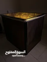  2 3D tunnel table طاوله خشبيه جديده على شكل 3d