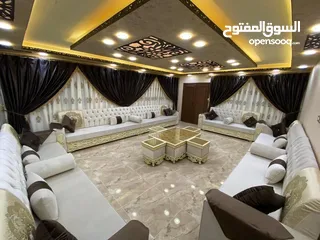  16 جلسات خليجة 16 مقعد تفصيل جميع الجلسات حسب الطلب والقياس مفروشات ماسة لاتردد بل اتصال والحجز
