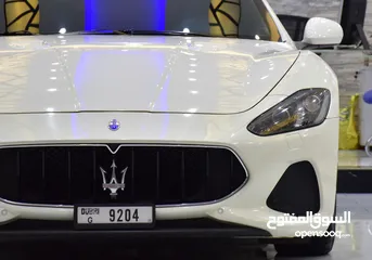  4 Maserati GranTurismo Sport ( 2018 Model ) in White Color GCC Specs