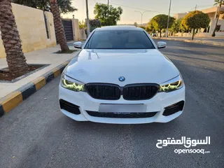  23 بي ام دبليو 530e لون ابيض موديل 2019 Mكيت فل كامل فحص كامل