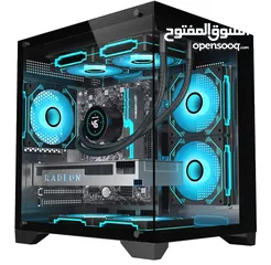  4 GAMING CASE 3 INFINITY FANS DOUBLE SIDE GLASS GAMING CASE 3 INFINITY FANS DOUBLE SIDE GLASS