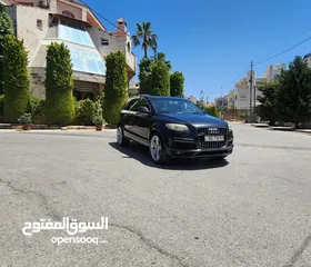  14 كاش أو اقساط من المالك مباشره اودي Q7 sline 2013 بحاله الوكاله 3.0cc بسعر مغري