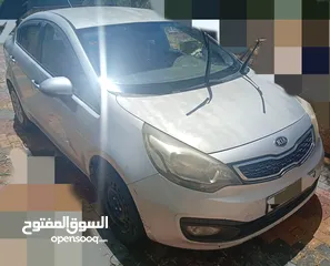  3 كيا ريو مستعمل  2014 بحاله جيده