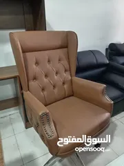 6 كرسي مديرجلد الماني  فخم بافضل الاسعار ومتوفر لدينا اطقم كنب مميزة بافضل الاسعار من المصنع مباشررة