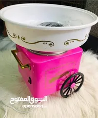  2 ماكينه صنع شعر البنات المنزليه الحلوى القطنيه شكل عربايه