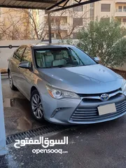  1 تويوتا كامري موديل 2016 فحص 3 جيد وفل كامل فتحه وجلد وشاشه وكاميرا وجنط هايبرد
