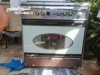  1 فرن غاز ومايكرويف