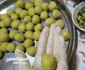  5 كعك العيد الاساور  معمول سميد عجوة  معمول سميد فستق حلبي  معمول سميد جوز