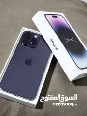  2 ايفون 14 برو ماكس (نهدي)  512 جيجا  كفالة ابل لغاية 8/1/2027  السعر قابل للتفاوض