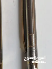 2 طقم أقلام مذهب 24 قيراط قديم جدا غير مستعمل