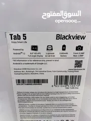  4 Black View Tab 5 (64 GB / 3+2 Ram) تابلت بلاك فيو كفالة سنة من BCI