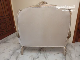  7 قطعة أثاث لوف سيت مصري ،خشب زان ،غير مستعمل،مناسب لصالات استقبال الفنادق و صالات الأفراح و المنازل