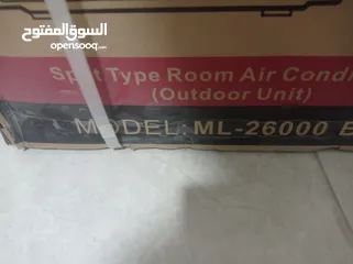  9 مكيف ميلر العالمية جديد كفالة لمده سنه 2.4طن inverter