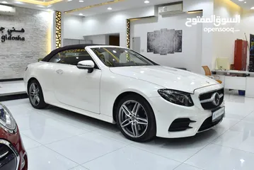  14 Mercedes Benz E400 4Matic CONVERTIBLE ( 2018 Model ) in White Color Japanese Specs