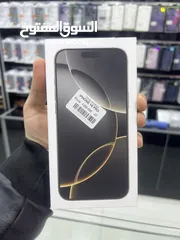  14 iPhone 16 Pro Max (256 GB) ايفون 16 برو ماكس جديد مسكر بالكرتونة وارد الشرق الاوسط