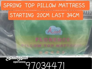  7 SPRING TOP PILLOW MATRESS MEDICAL TOP PILLOW MATTRESS MEDICAL MATTRESS ANY SIZE AVAILABLE