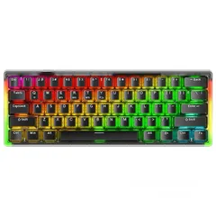  8 كيبورد جيمنغ مضيئ احترافي لكل الجيمرز اصلي Aula Keyboard F3261 Gaming RGB Lights OG