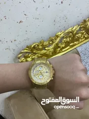  4 ساعه NAVI FORCE مستعمله أسبوعين فقط السعر الأصلي 355دينار خصم لتصبح 265دينار وتوصيل مجاني لون ذهب