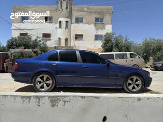  4 Bmw 525 1998 ماتورها  cc2500 السياره تصلح للعفائات الكبيره