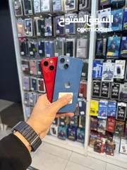  1 iPhone 13-256gb battery 85-93% used/ مستعمل بحالة الوكاله ومكفوووووووول