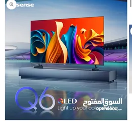  2 شاشه هايسينس QLED google tv وتدعم 120 hz
