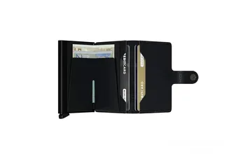  8 Secrid Miniwallet Crisple Black محفظة