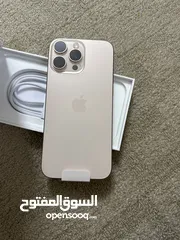  1 iPhone 16 Pro Max  آيفون 16 برو ماكس   تيتانيوم صحراوي  جديد  مقاومة الطرطشة والماء والغبار